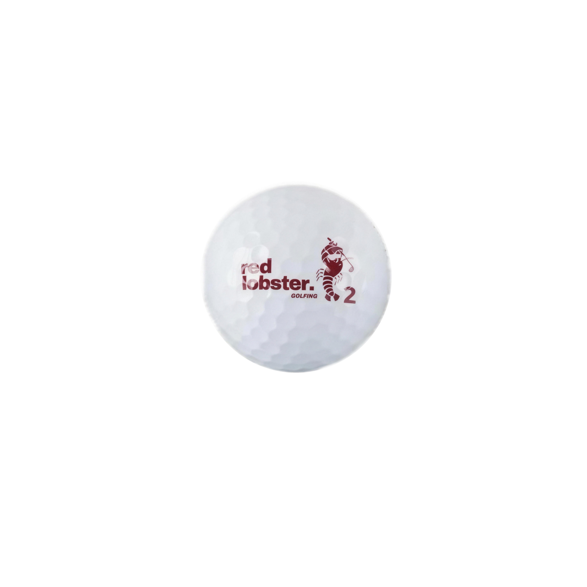 Weißer Golfball Lobbie PURE, Grundlage für personalisierte Golfbälle mit Logo, Foto oder Text